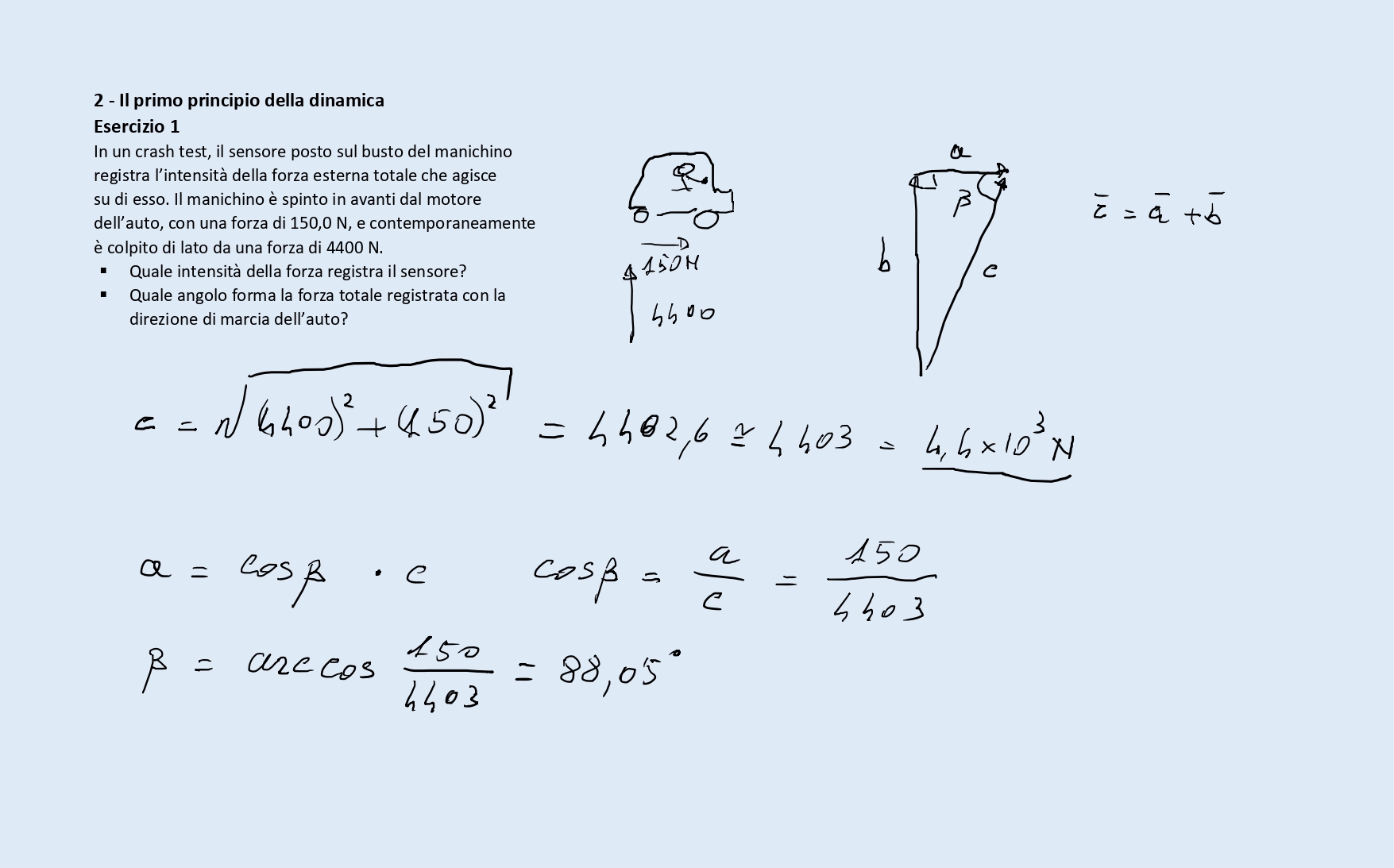 I principi della dinamica e la relatività galileiana | Esercizi di fisica